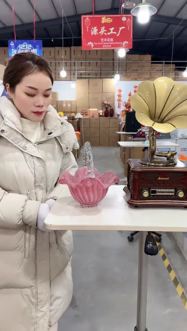 【闪购商品】无铅玻璃悠悠O-花器-56早