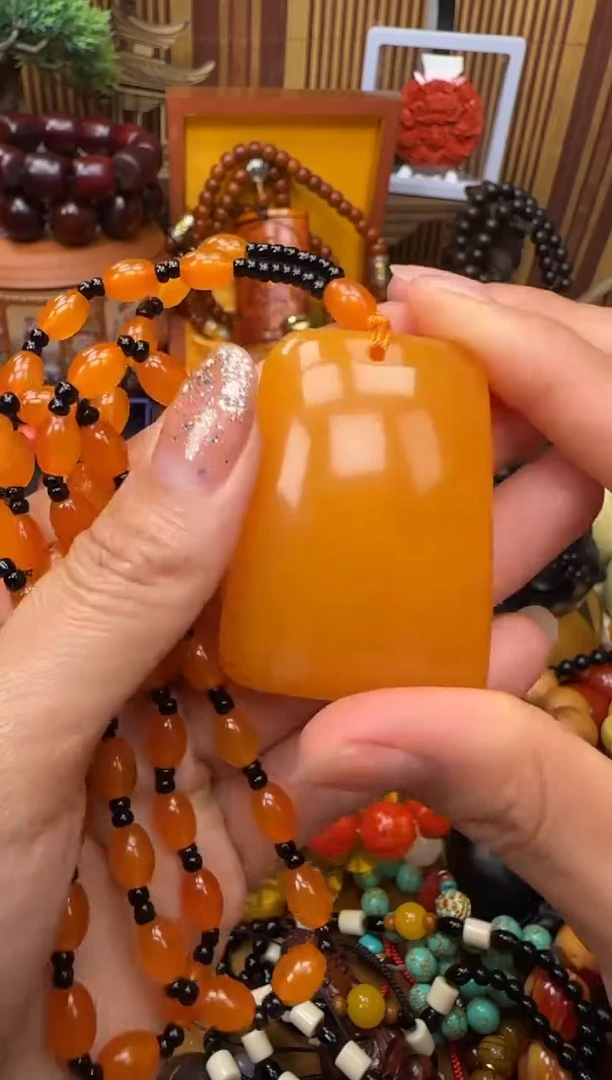 未镶嵌颈饰琥珀所见即所得所见即所得