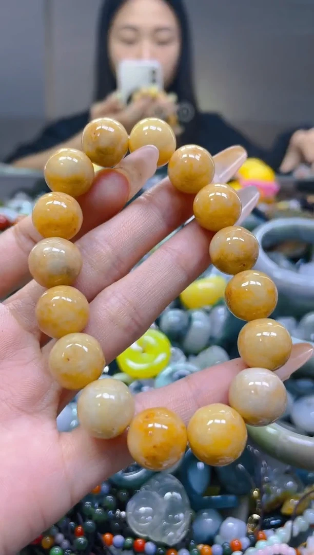 翡翠未镶嵌颈饰13MM/G/翡翠A货一图一物