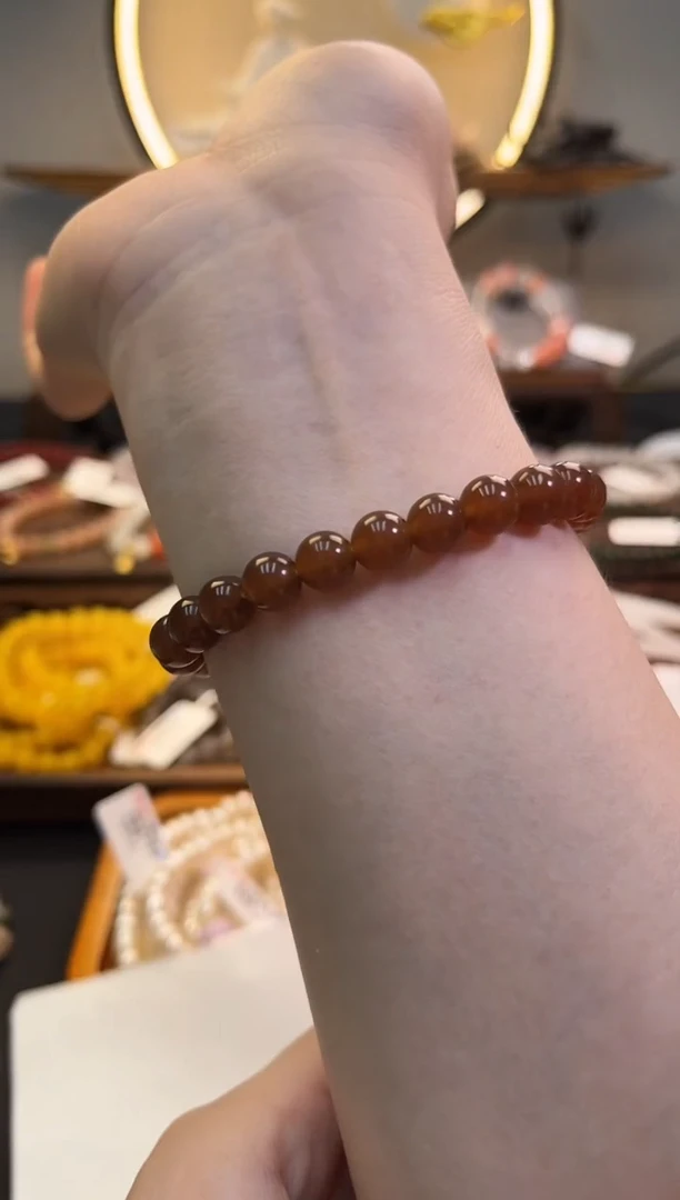 玛瑙/玉髓手链未镶嵌货号562