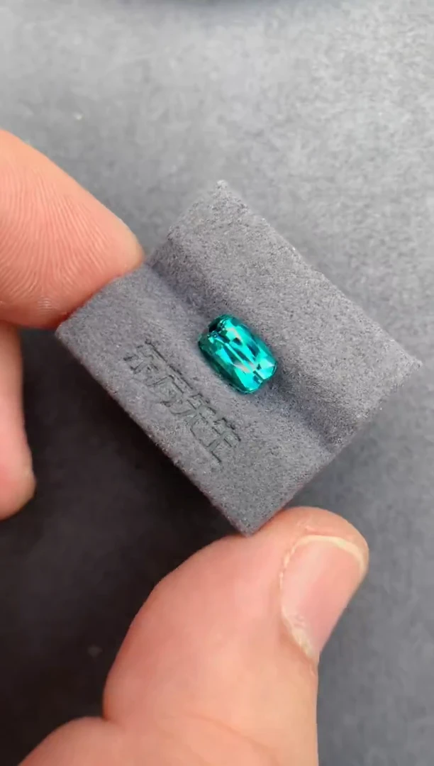 未镶嵌裸石定制碧玺1.58ct lagoon碧玺 定制