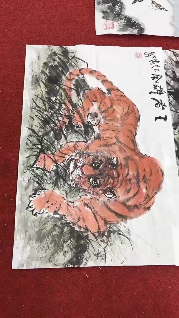 国画周大拙/国画/花鸟