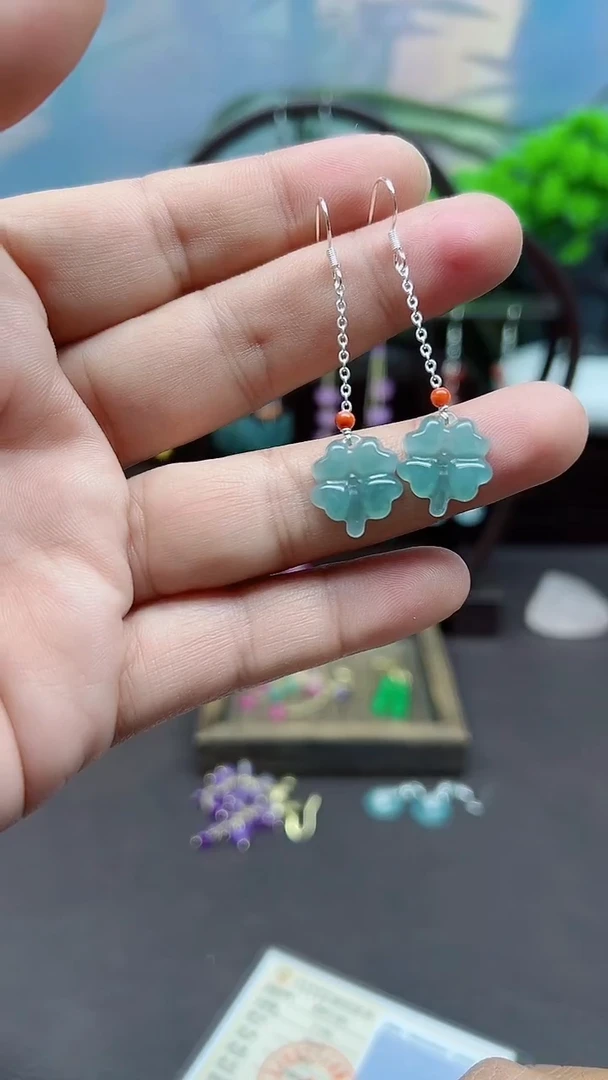 未镶嵌翡翠耳饰206