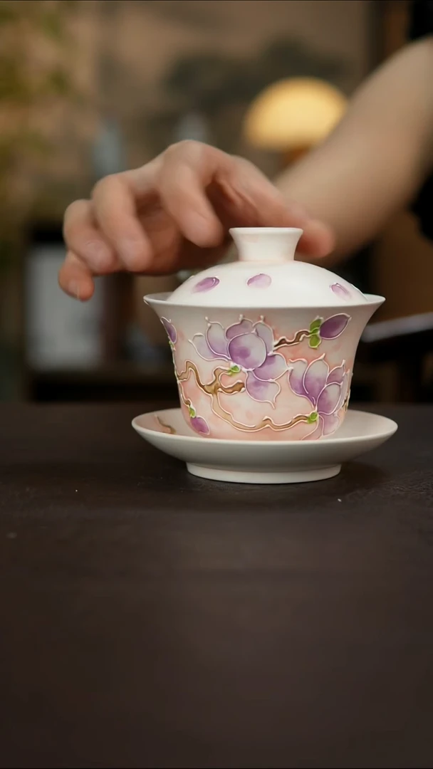 杯景德镇陶瓷杯碗柴烧多人