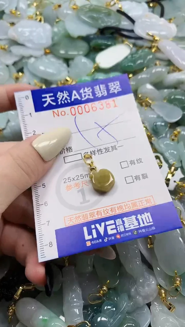 颈饰未镶嵌翡翠天然A货翡翠