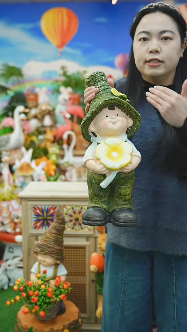 【闪购商品】红陶花园庭院摆件&00&