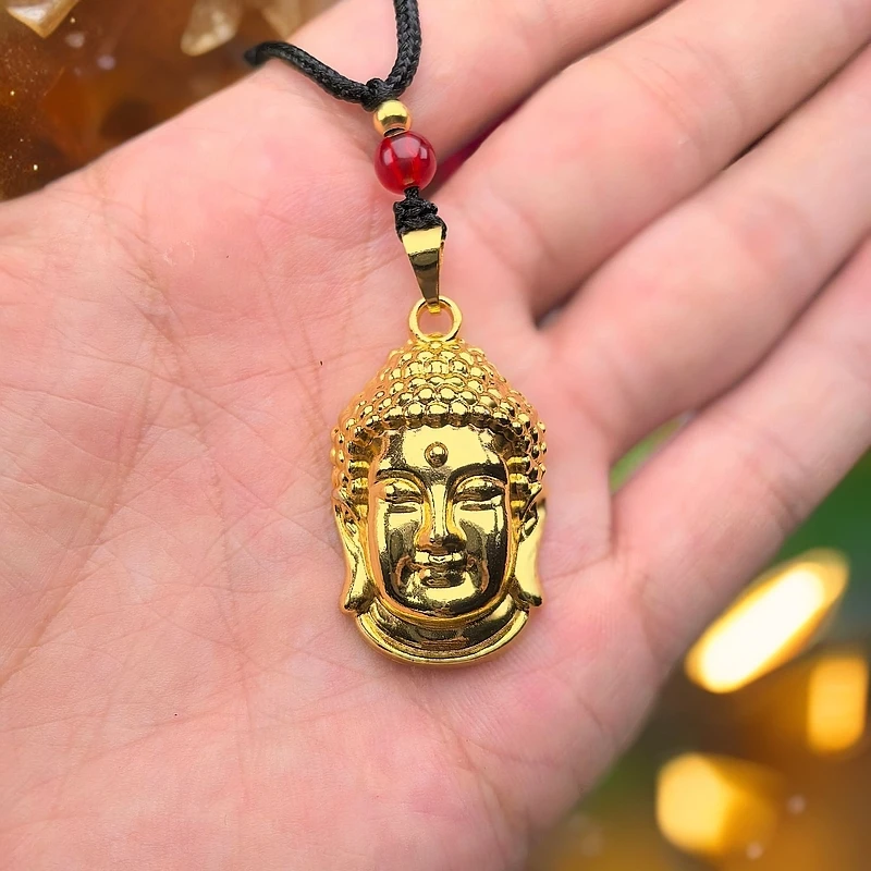 【直播专属】足 金金珠玛瑙佛头吊坠（证书+礼盒）