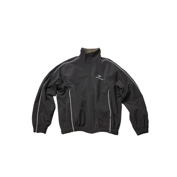 MANZANILLA    25秋季新品撞色正反两穿立领夹克短外套连帽