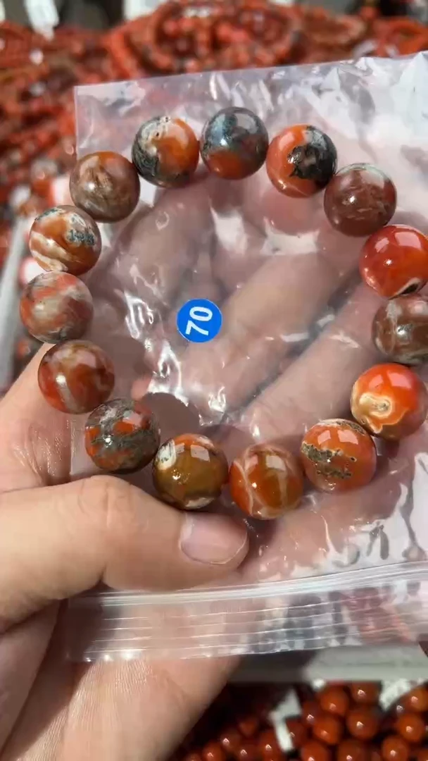 南红玛瑙手串未镶嵌15