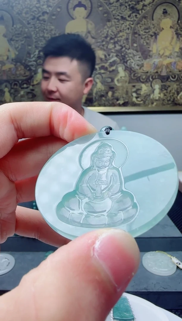 翡翠未镶嵌颈饰多样性随机发其一