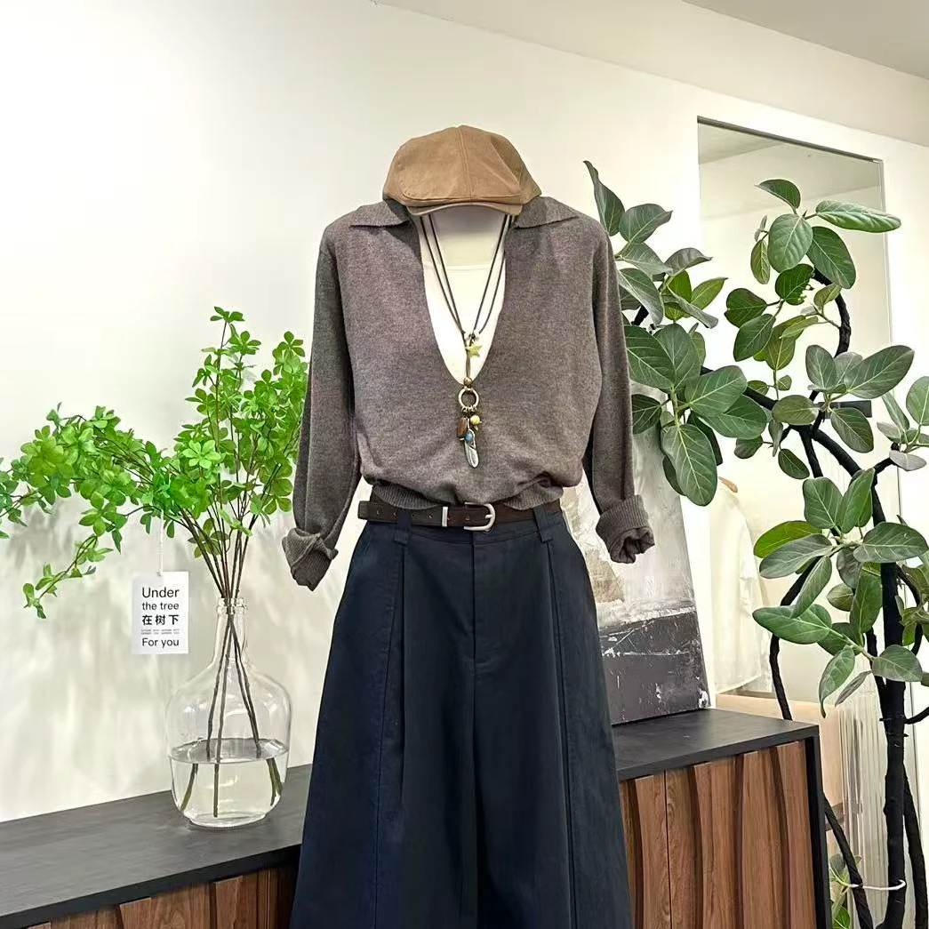 【薰衣晨雾】法式纯欲风修身显瘦气质上衣-10500-1