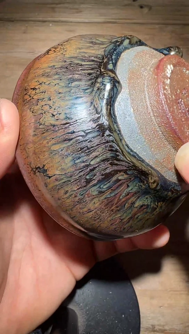 【闪购商品】茶盏老表精品柴烧70