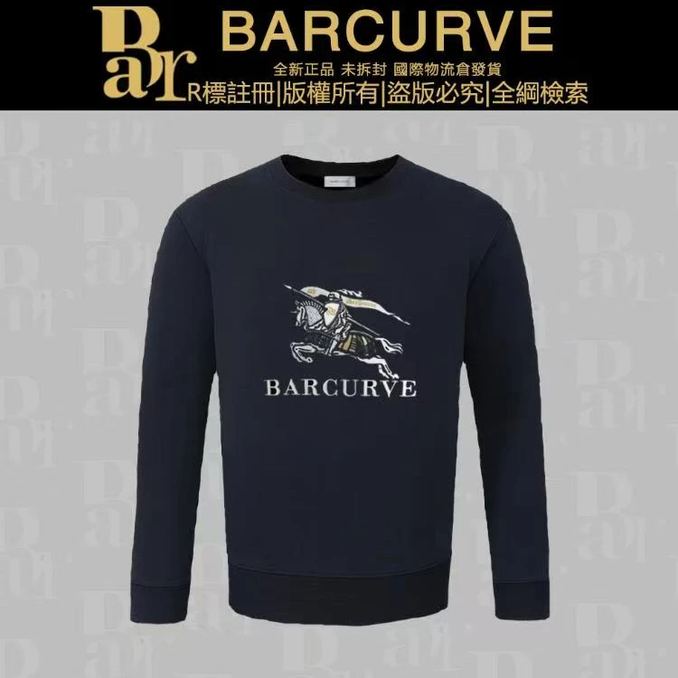 巴睿尔24SS-Z012战马彈力輕奢男女同款卫衣【总】男士长袖