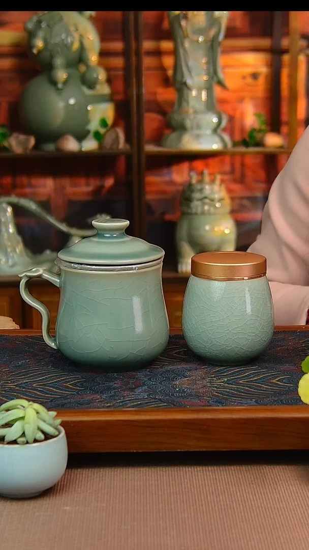 【闪购商品】原矿汝瓷办公杯，一级品