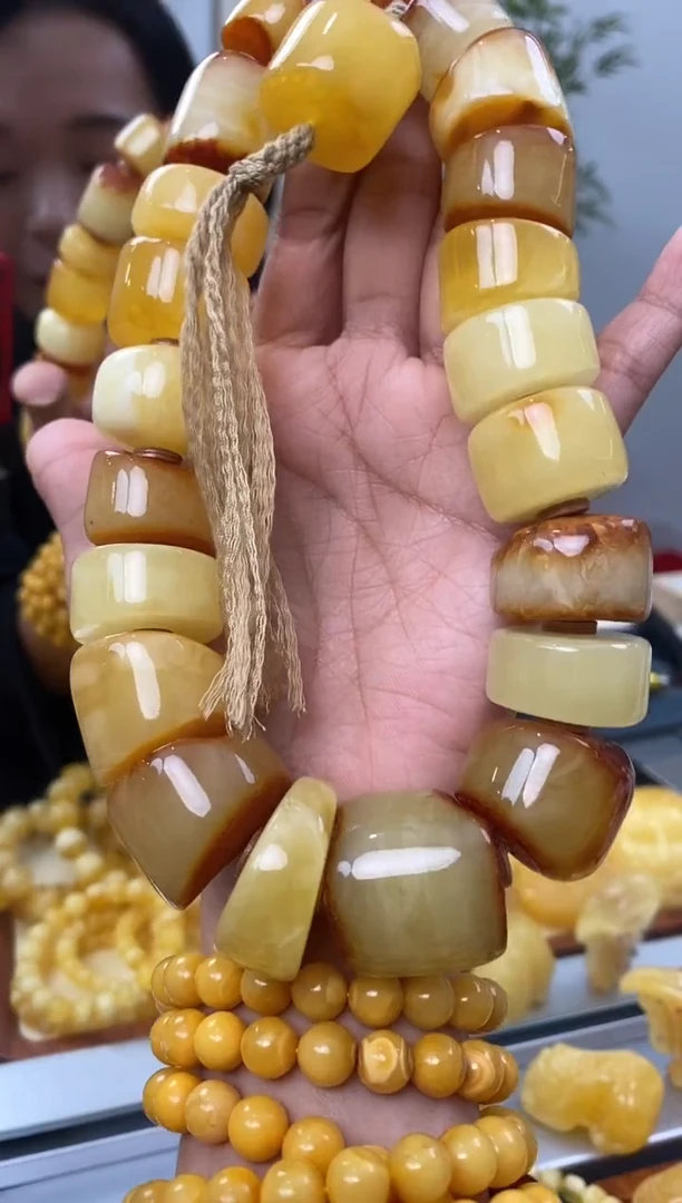 【闪购商品】琥珀裸石未镶嵌天然琥珀蜜蜡手持