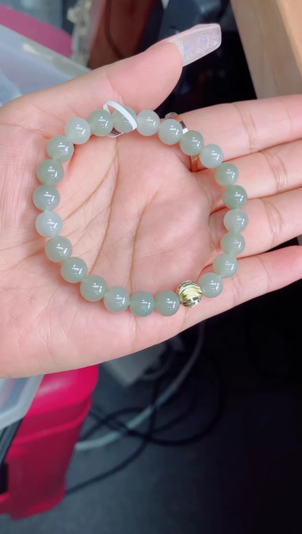 未镶嵌定制翡翠珠串