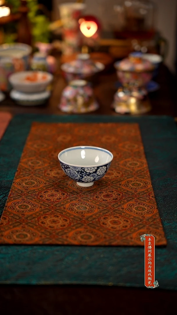 瓷片景德镇窑口茶器7607