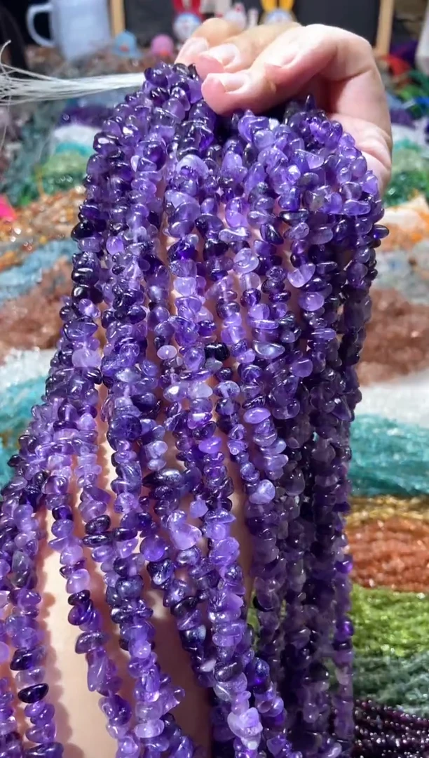 未镶嵌珠宝半成品水晶紫水晶