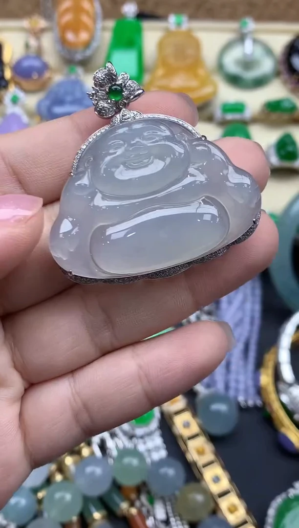 【闪购商品】翡翠颈饰18K金镶嵌326-中国好珍宝