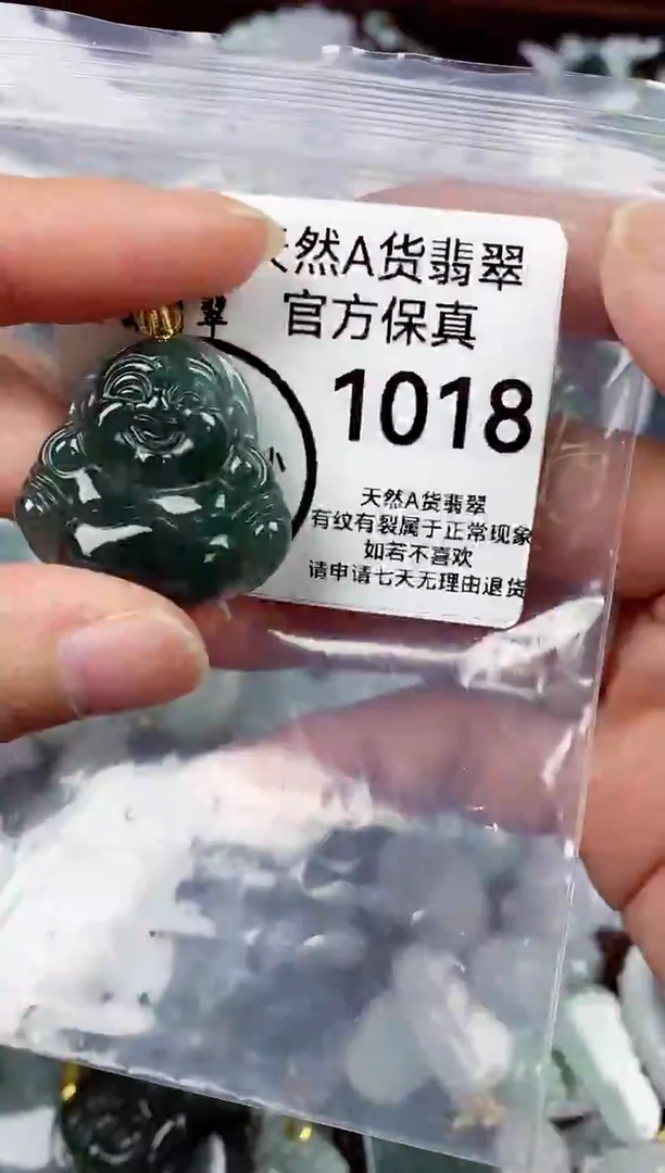 【闪购商品】翡翠颈饰未镶嵌天然A货翡翠1018