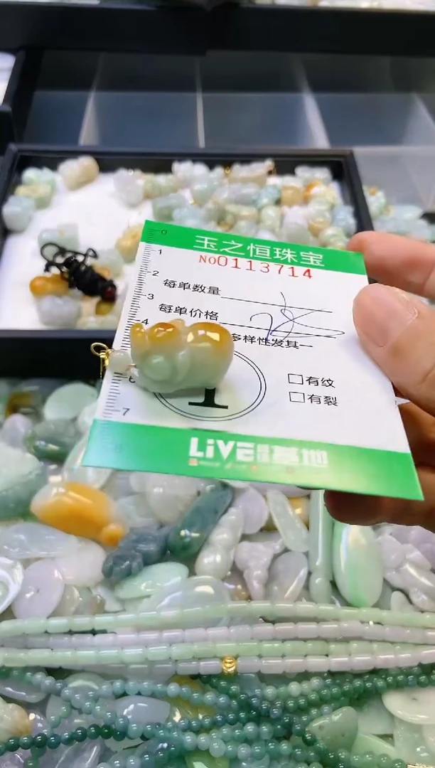 翡翠未镶嵌颈饰闪购0113714
