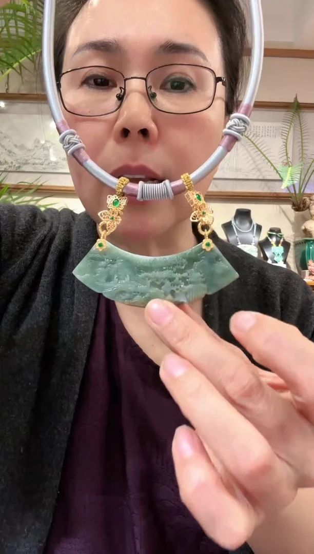 【闪购商品】翡翠颈饰未镶嵌国风