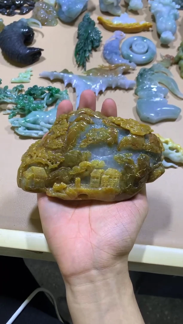 未镶嵌挂件翡翠你****干翡翠摆件