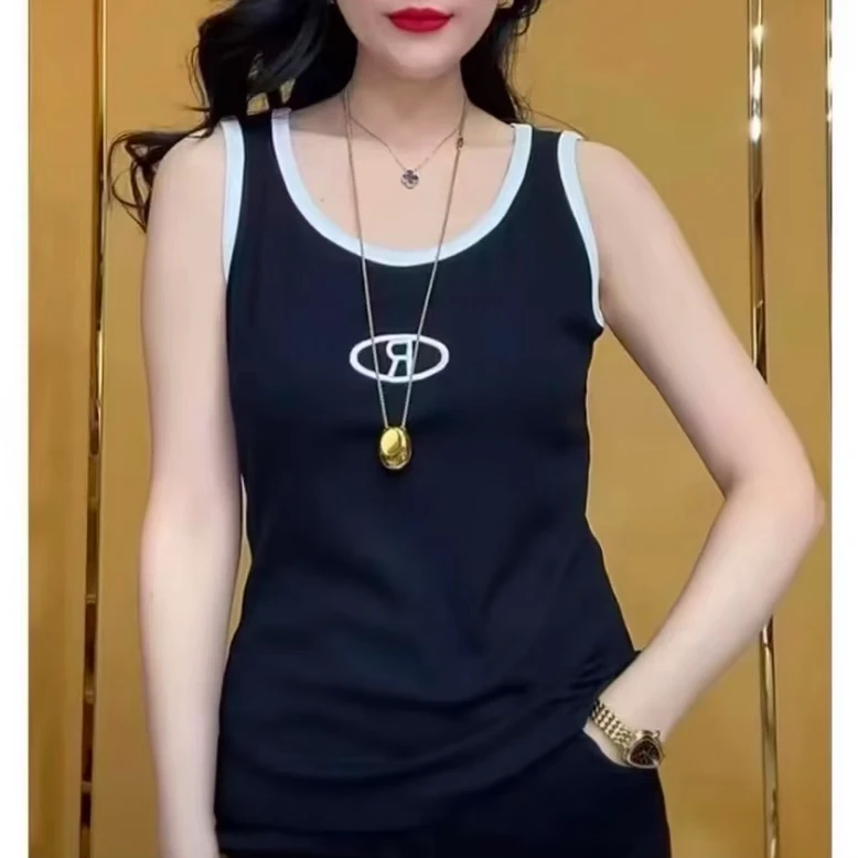 2025夏季新款重工敕修R大码高弹冰棉背心87