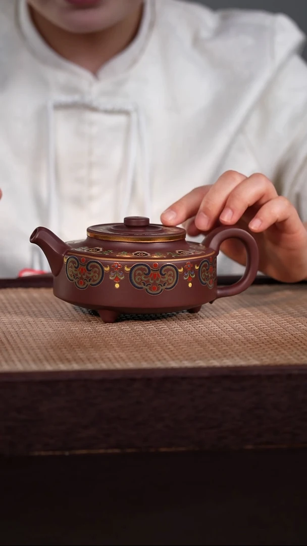 茶壶紫砂紫泥 350cc