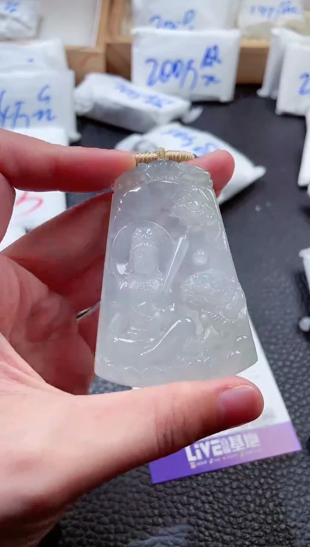 翡翠未镶嵌颈饰00001128文殊