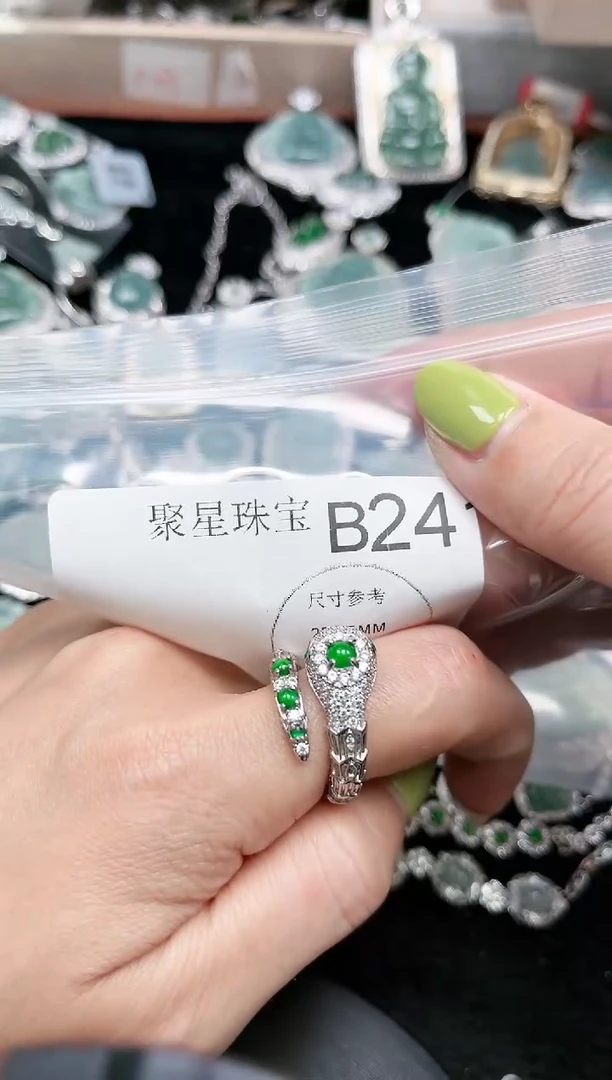 【闪购商品】翡翠颈饰未镶嵌24赠皮绳