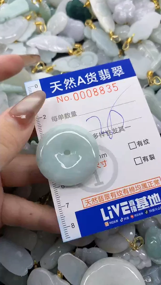 翡翠未镶嵌颈饰天然A货翡翠