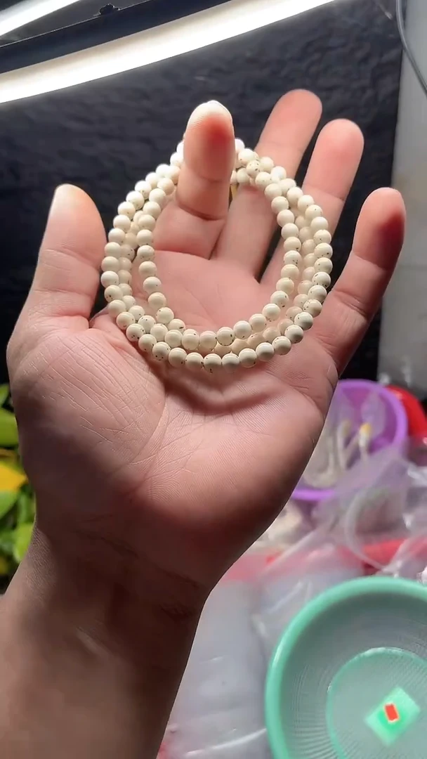 星月菩提手串海南星月菩提《*16》6X6长串
