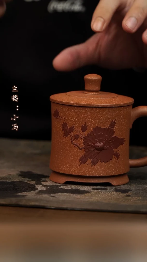 茶壶紫砂兰花  黄降坡