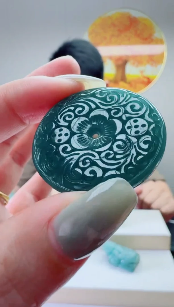 翡翠未镶嵌颈饰多样性随机发其一