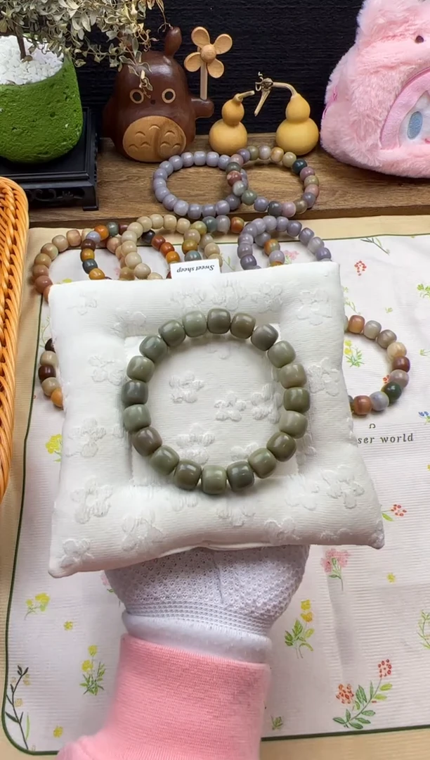 手串菩提根/象牙果卡13干磨正桶老料