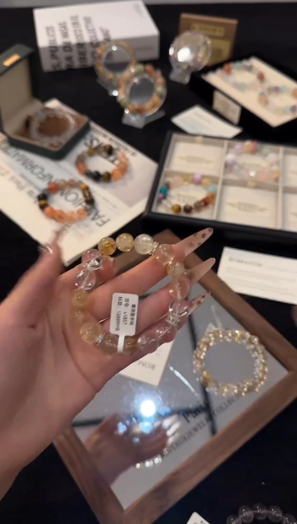 未镶嵌手链水晶黄塔晶多宝x1857