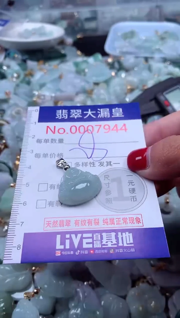 颈饰未镶嵌翡翠7944