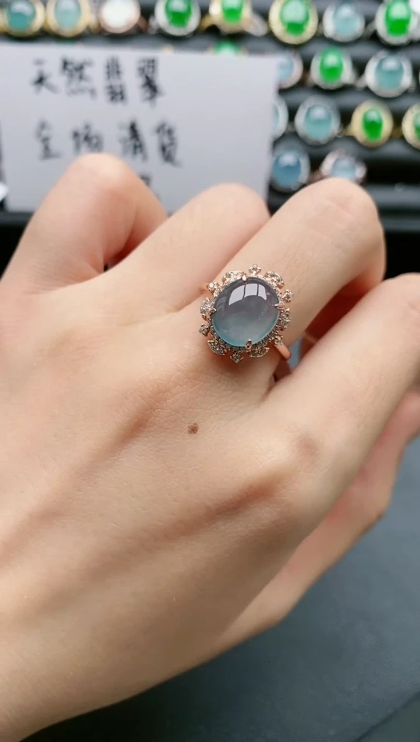 【闪购商品】翡翠戒指银S925镶嵌11111111