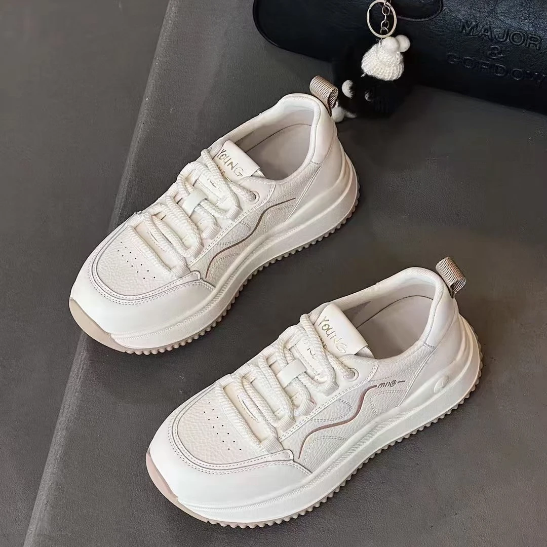 100-0105Genulove无忧新款轻便软底小白鞋时尚