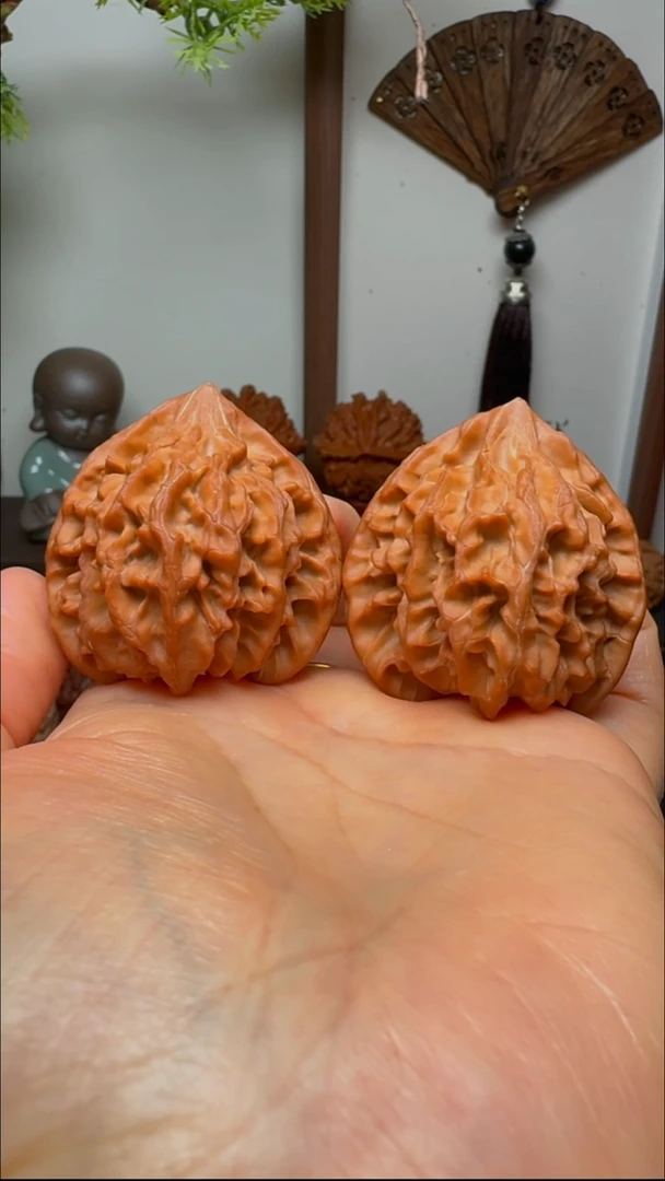 把件文玩核桃龙门涧货头 边42