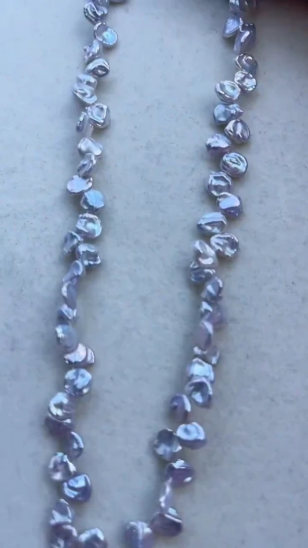 【闪购商品】淡水珍珠项链银S925镶嵌983定制