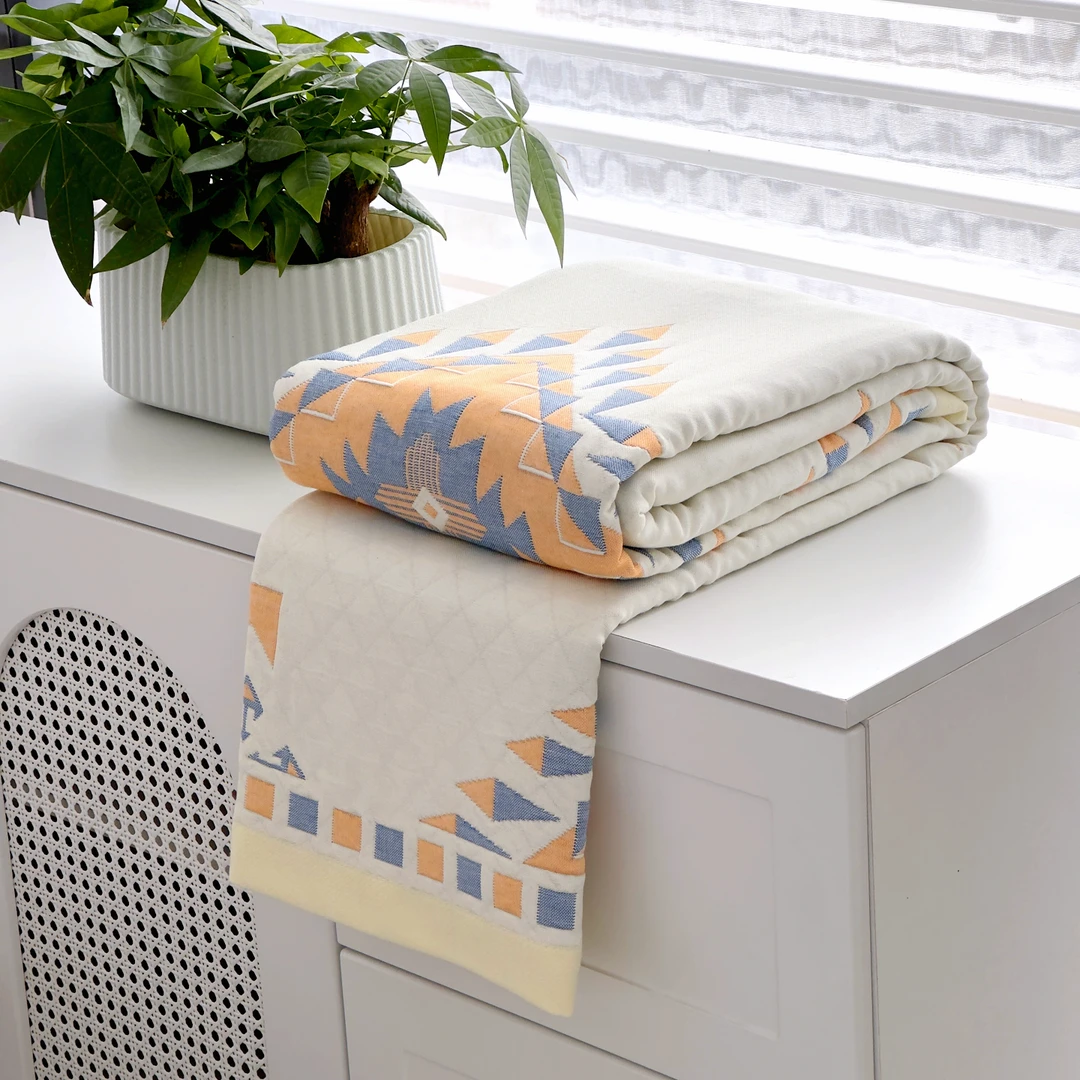 【京かわ会社】纯棉纱布毛巾被150*200cm 小罗