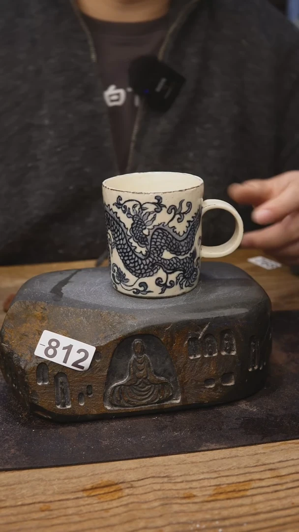 甘石陶艺青花系列812