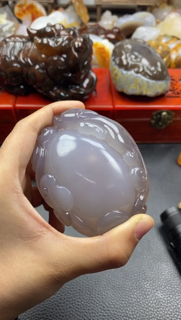 未镶嵌手把玛瑙/玉髓繁****寞00