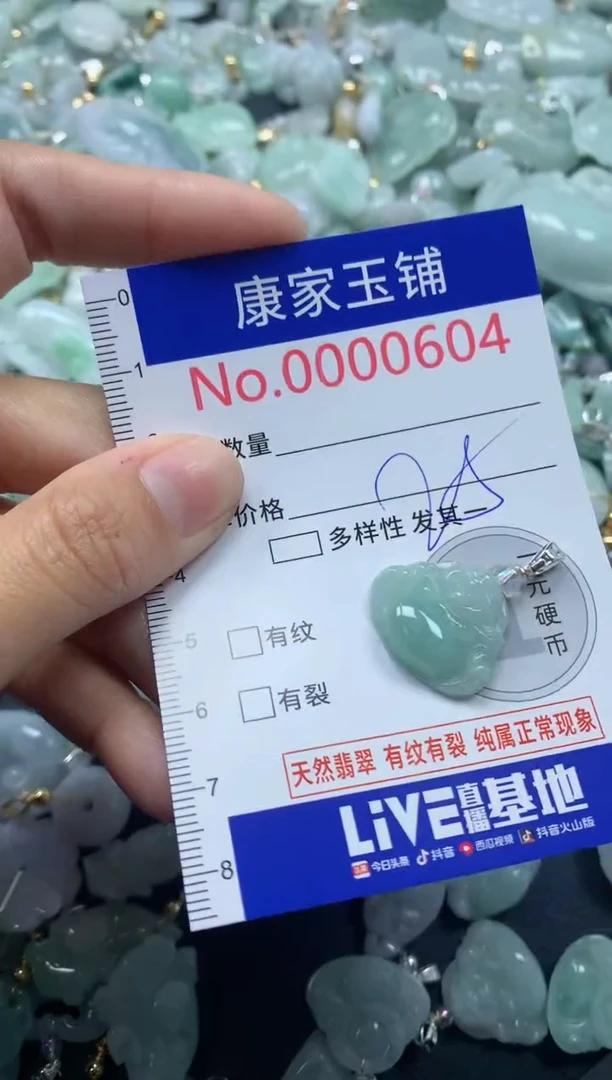 颈饰未镶嵌翡翠604