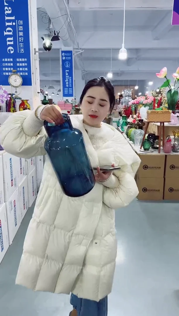 【闪购商品】玻璃安琪花瓶微瑕-MV0P