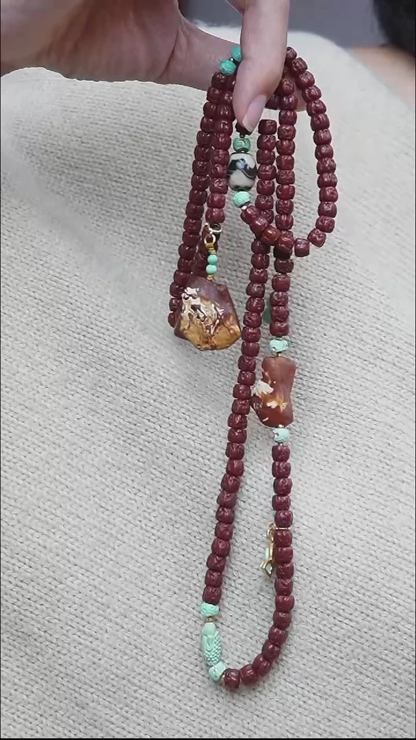 裸石蜜蜡未镶嵌*蜜蜡原石手串设计款多圈