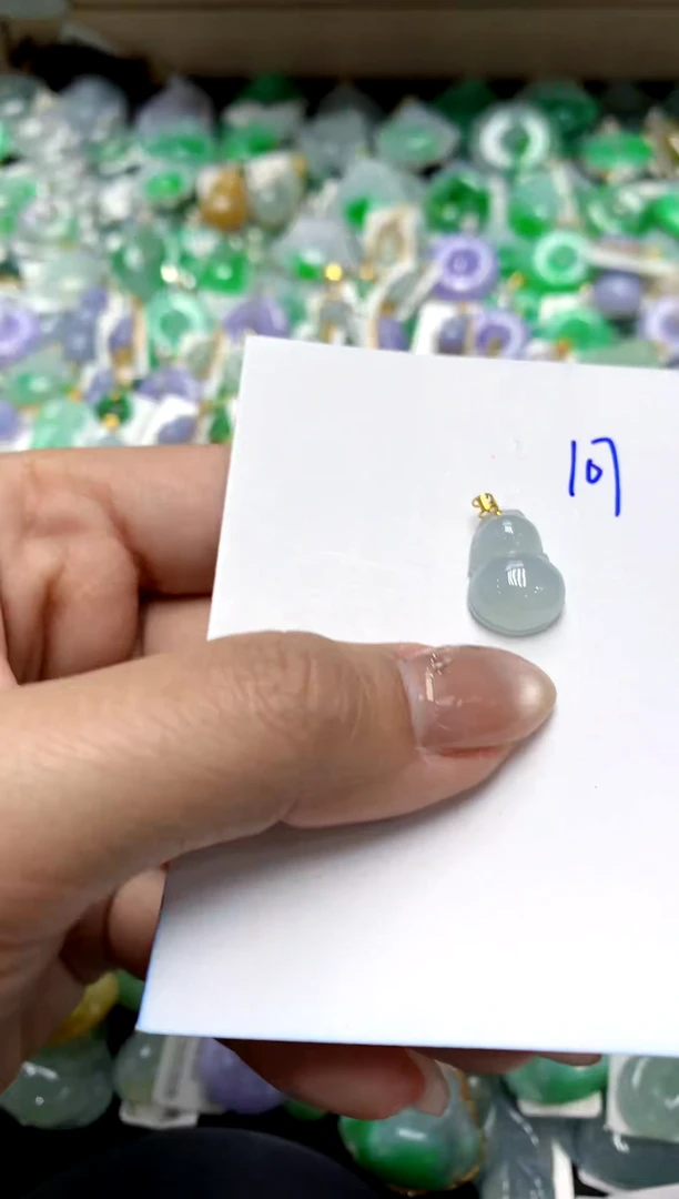 【闪购商品】翡翠颈饰18K金镶嵌1111111111111111
