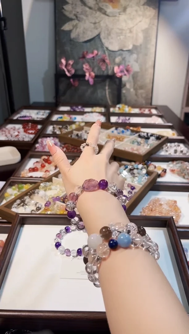 银S925镶嵌手串水晶03